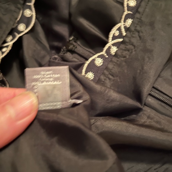 Black embroidered Ann Taylor dress - Picture 7 of 7